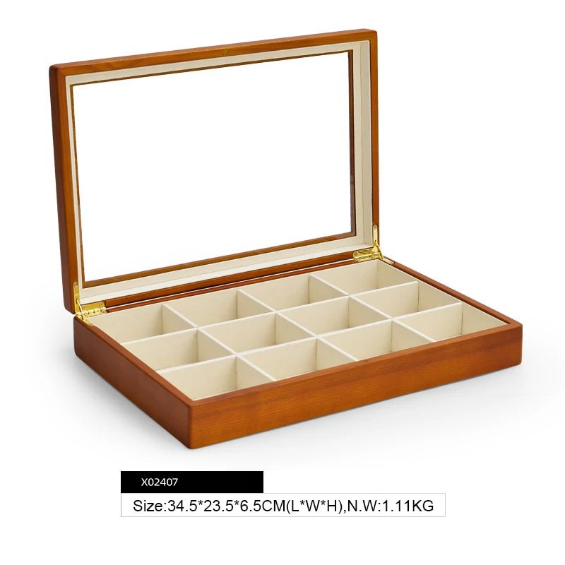 WATCHMATIC Retro Wooden Jewelry Box 14:496X02407 - WatchMatic