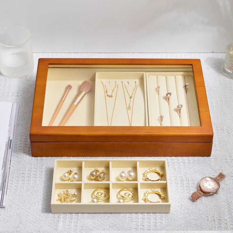 WatchMatic Solid Wood Jewelry Box 14:1052X03906 - WatchMatic