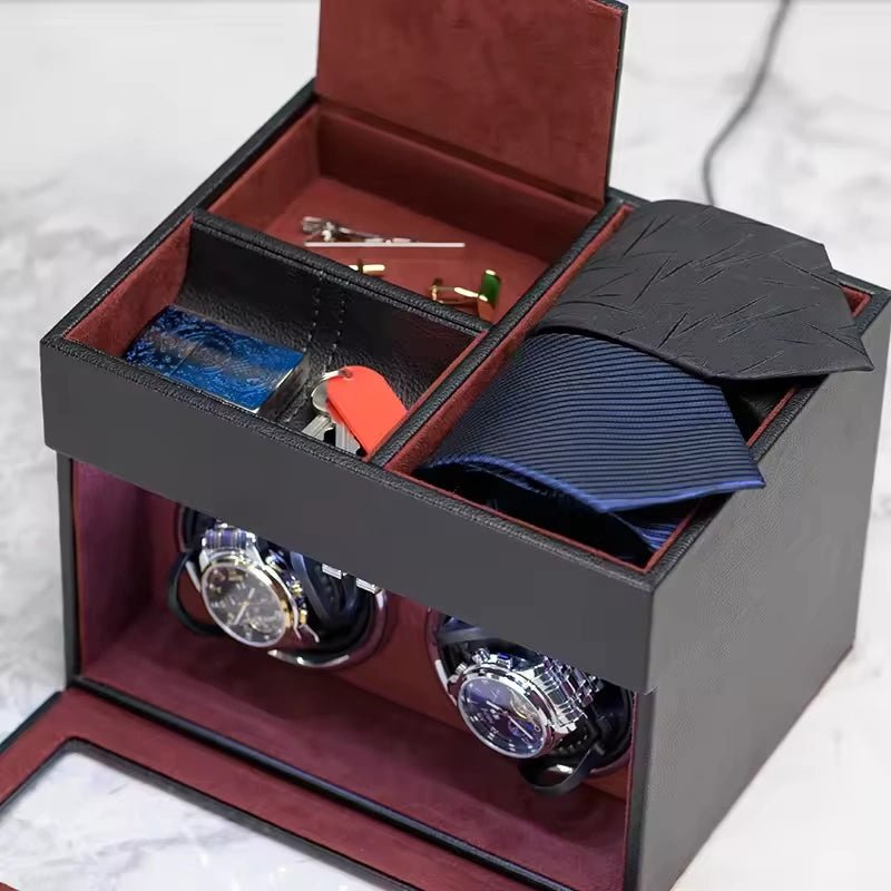 buy Strix Trunk Double Watch Winder at WatchMatic with free shipping