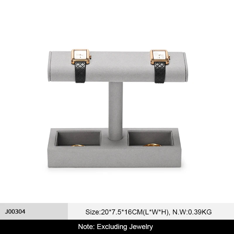 WATCHMATIC T - shaped Watch & Jewelry Stand 14:173Gray - WatchMatic