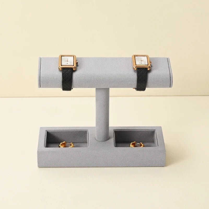 WATCHMATIC T - shaped Watch & Jewelry Stand 14:173Gray - WatchMatic