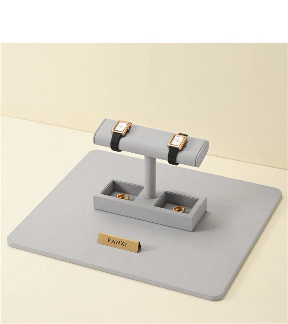 WATCHMATIC T - shaped Watch & Jewelry Stand 14:173Gray - WatchMatic