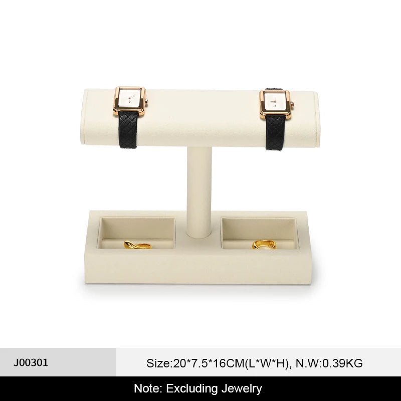 WATCHMATIC T - shaped Watch & Jewelry Stand 14:193Beige - WatchMatic