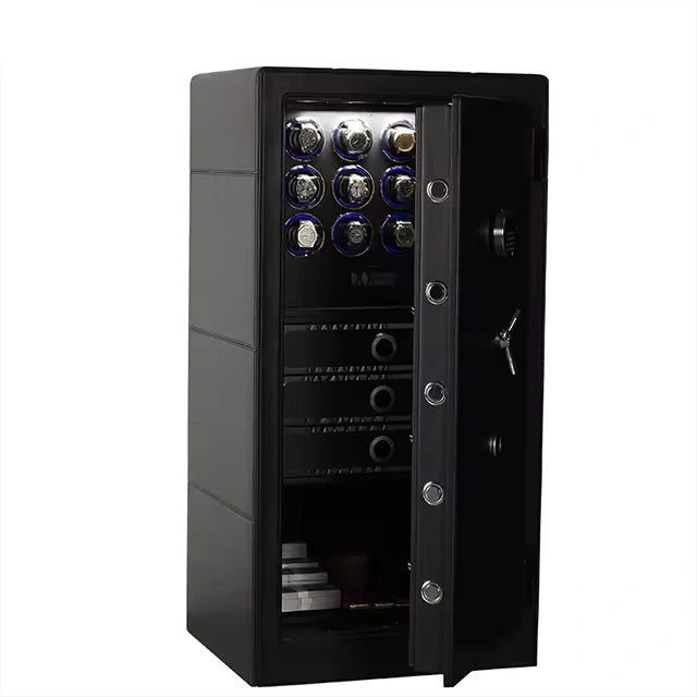 buy Titan Leather 12 Watch Winder Safe at WatchMatic with free shipping
