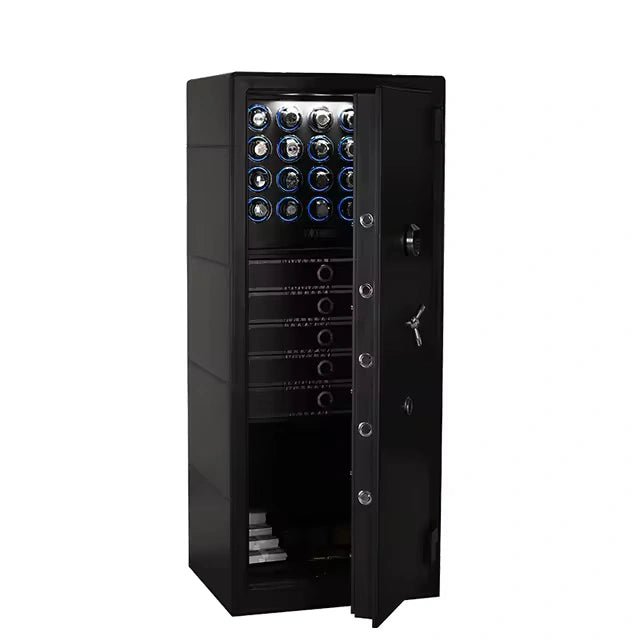 buy Titan Leather 20 Watch Winder Safe at WatchMatic with free shipping