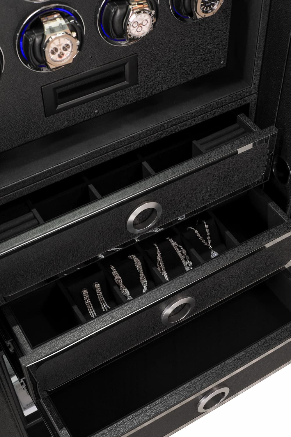 buy Titan Leather 20 Watch Winder Safe at WatchMatic with free shipping