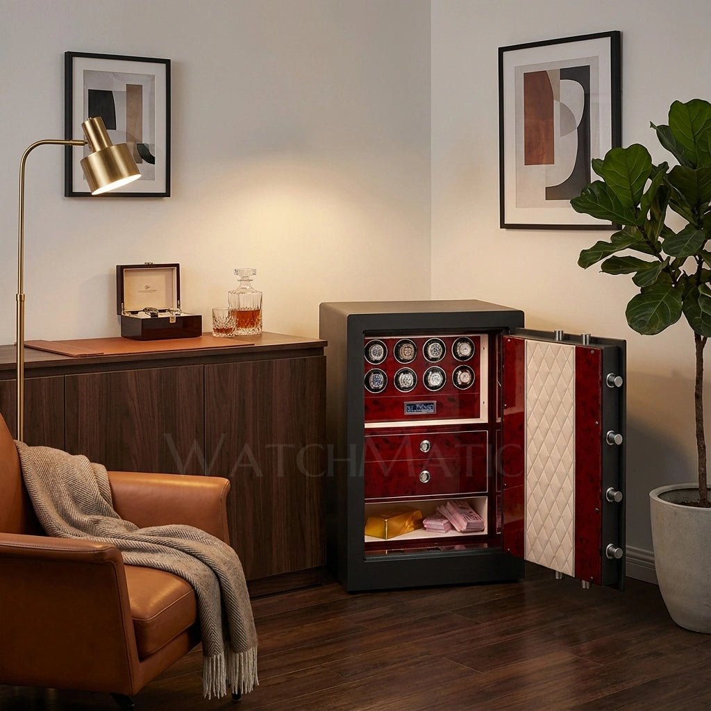 WatchMatic Titan Vault Series – Watch Winder Safe Box - WatchMatic