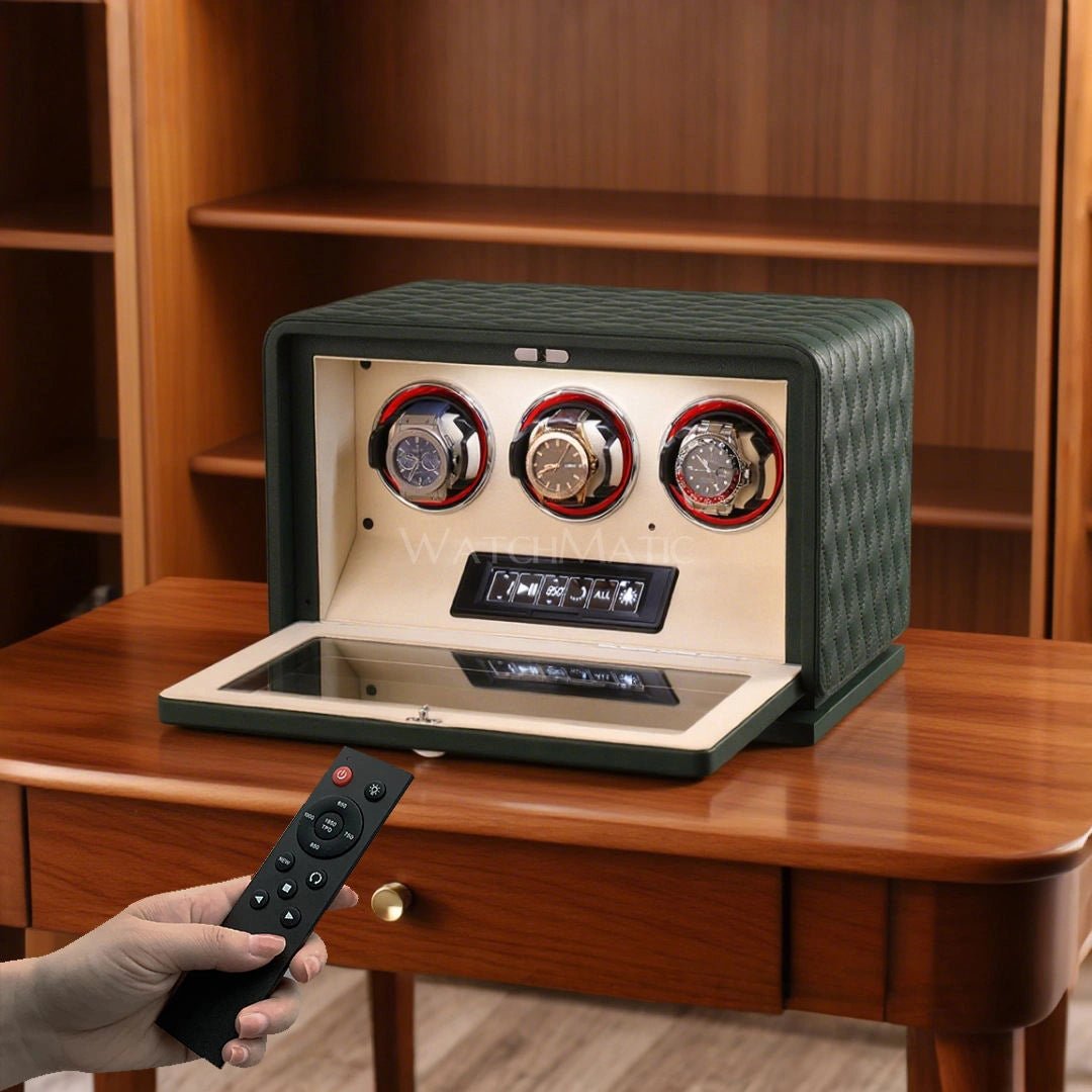 buy Vento Luxury Triple Watch Winder at WatchMatic with free shipping