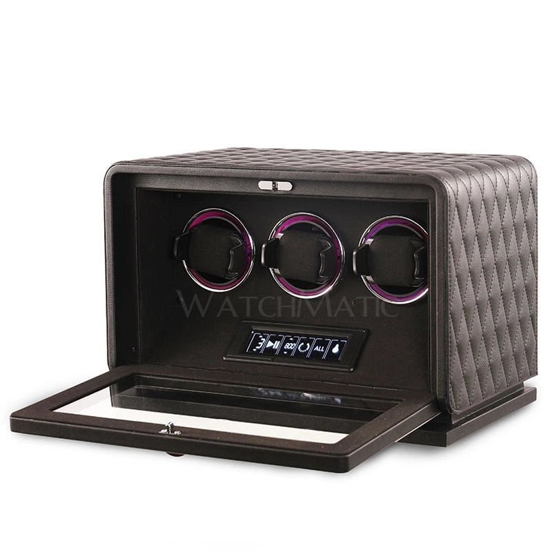 buy Vento Luxury Triple Watch Winder at WatchMatic with free shipping