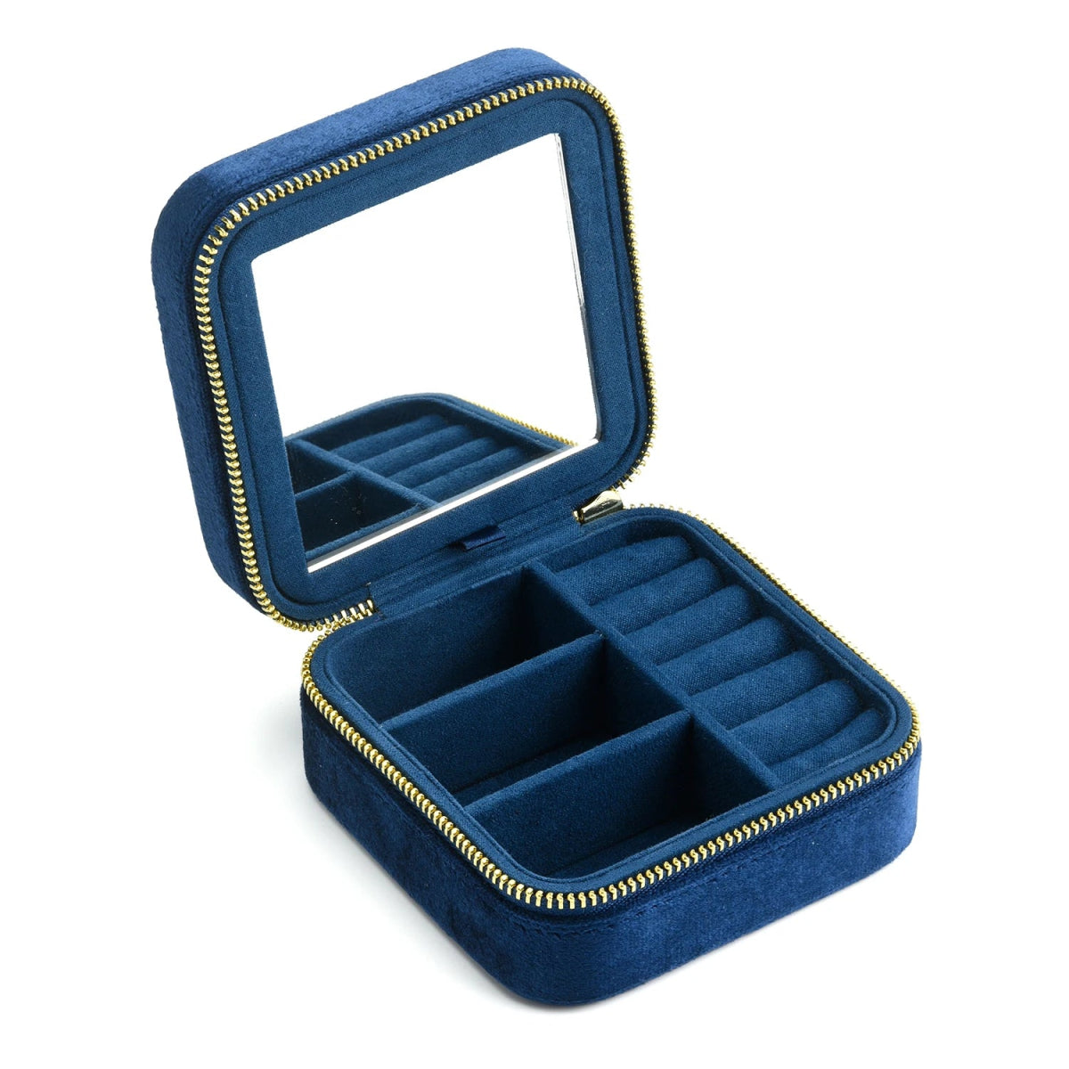 WATCHMATIC Vintage Velvet Jewelry Box 14:173Navy Blue;5:200004182 - WatchMatic