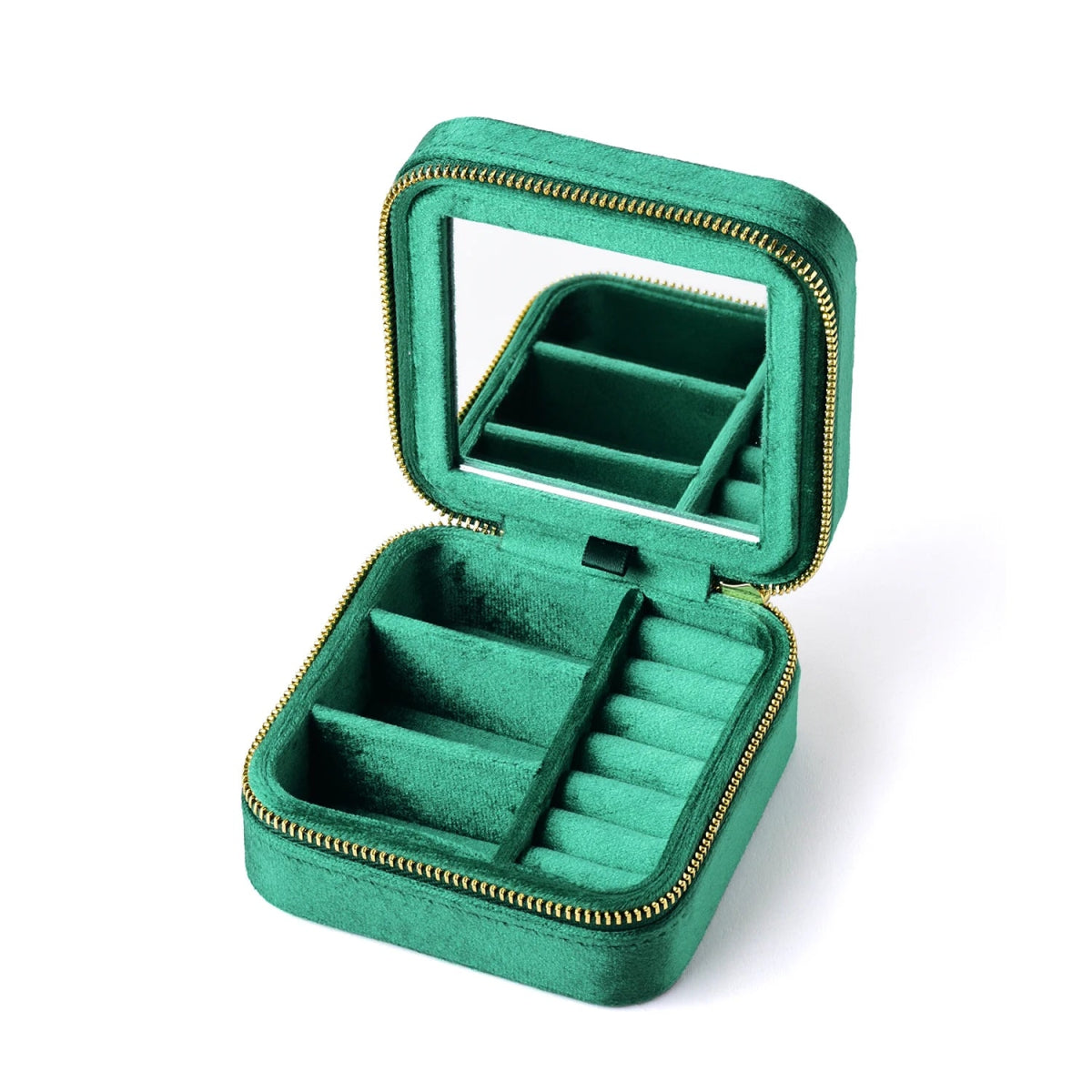 WATCHMATIC Vintage Velvet Jewelry Box 14:193Emerald Green;5:200004182 - WatchMatic