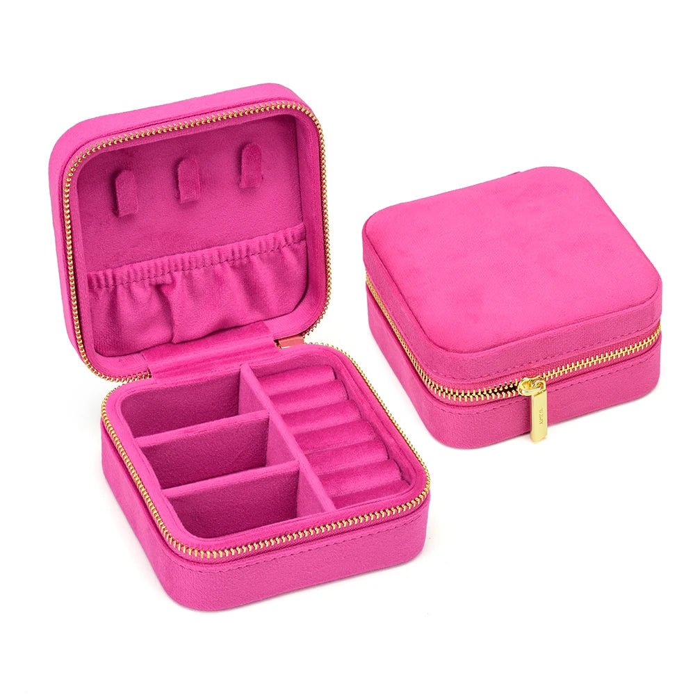 WATCHMATIC Vintage Velvet Jewelry Box 14:200211869Barbie Pink;5:200004182 - WatchMatic