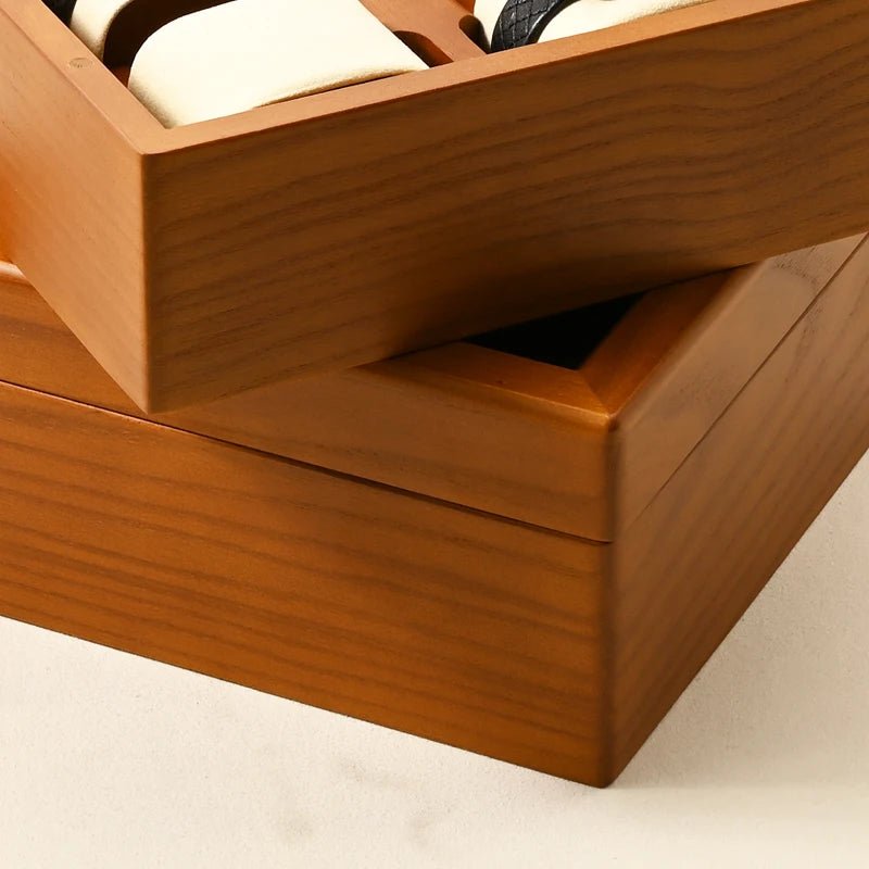 WatchMatic Wood Watch Storage Box 14:193Gray - WatchMatic