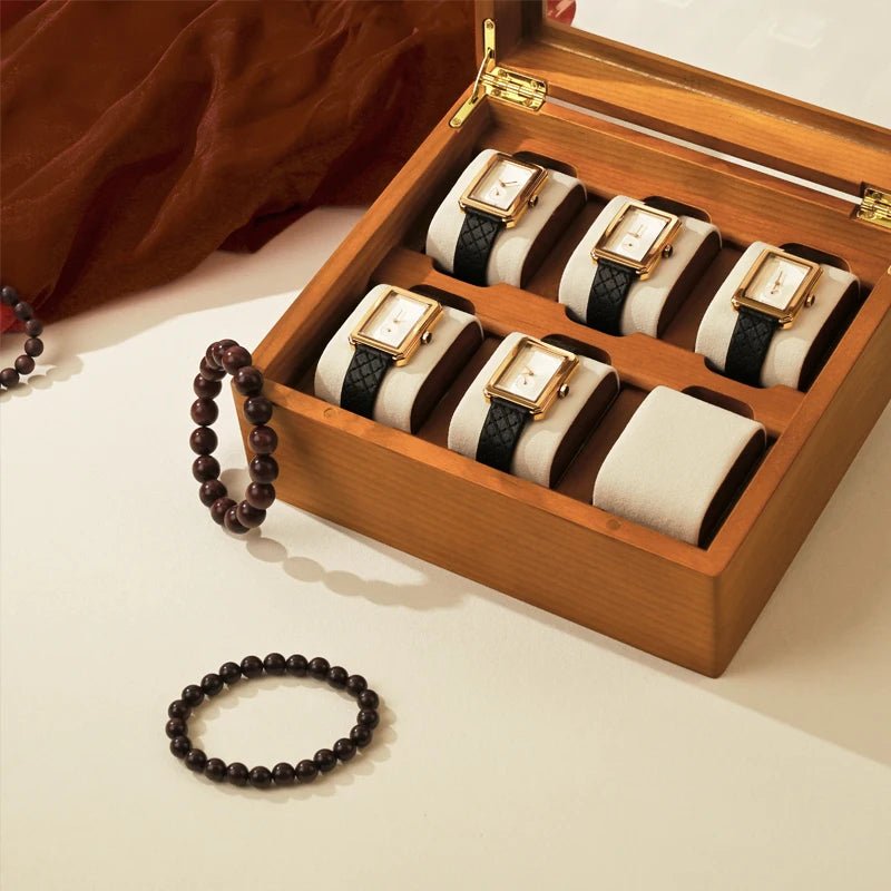 WatchMatic Wood Watch Storage Box 14:193Gray - WatchMatic