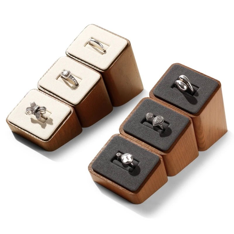 WATCHMATIC Wooden Jewelry Organizer Rack 14:193Dark Grey - WatchMatic