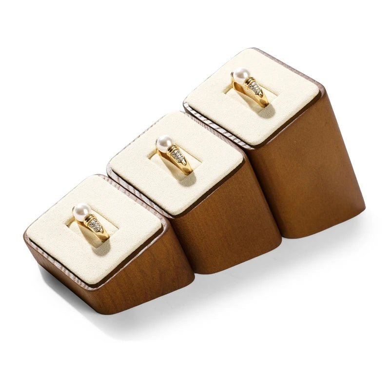WATCHMATIC Wooden Jewelry Organizer Rack 14:29Beige - WatchMatic