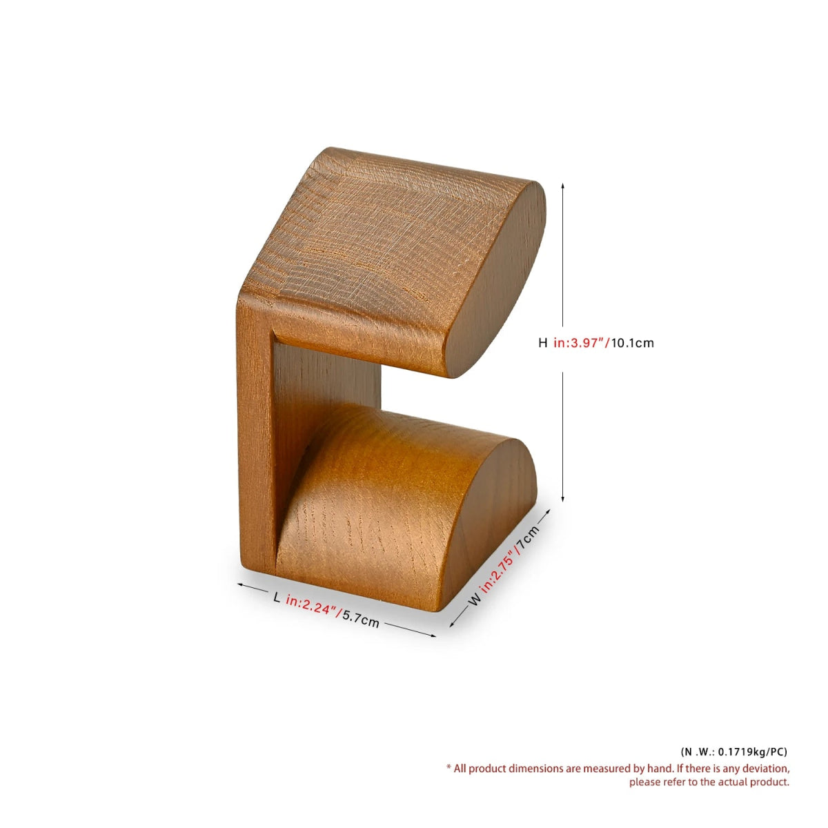 WATCHMATIC Wooden Watch Display Stand 14:29Dark Color - WatchMatic