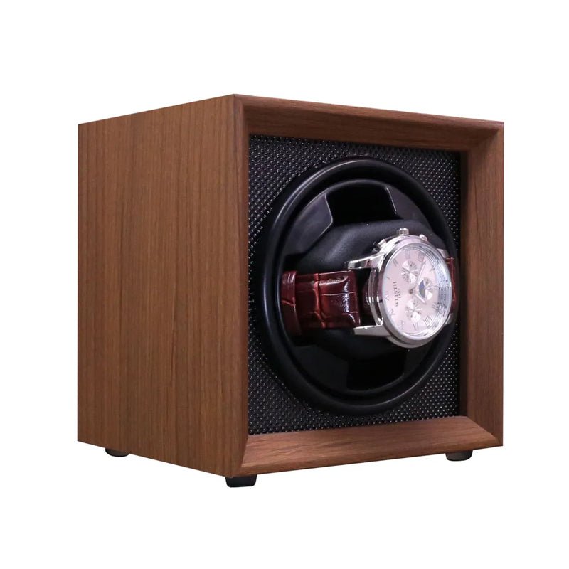 Zilo Wooden Single Watch Winder - WatchMatic
