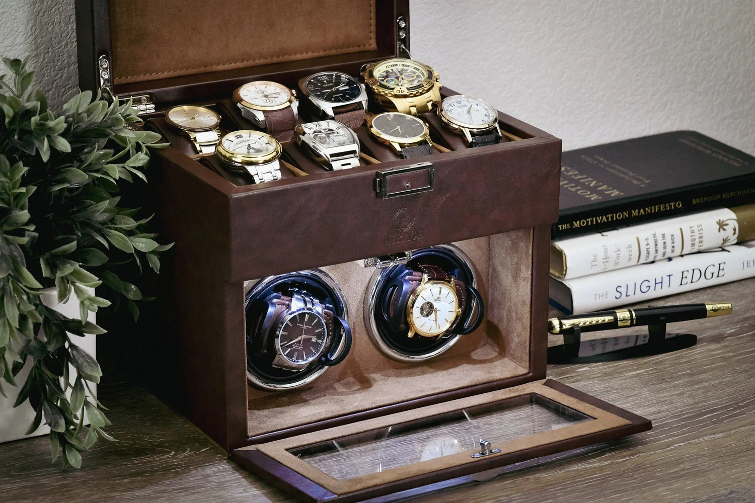 Buy Stylish Watch Winders Online for Perrelet & Alpina Watches - WatchMatic