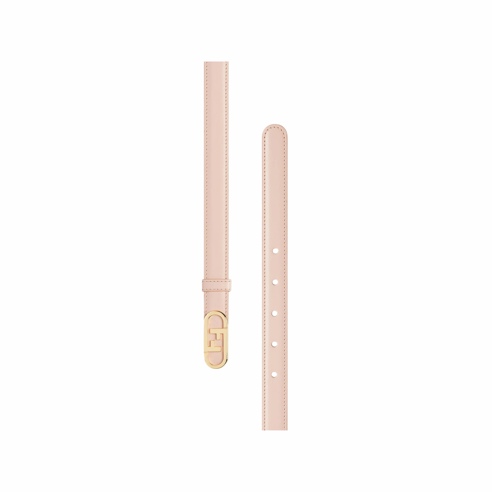 Pink Leather Women's Belt
