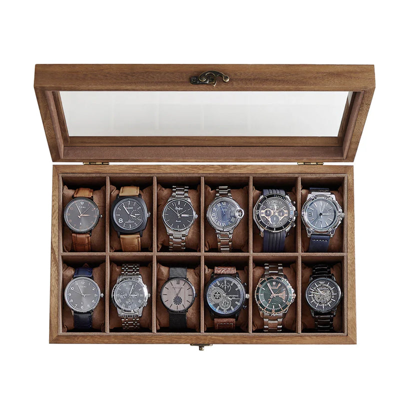Modo Brown 12-Watch Box