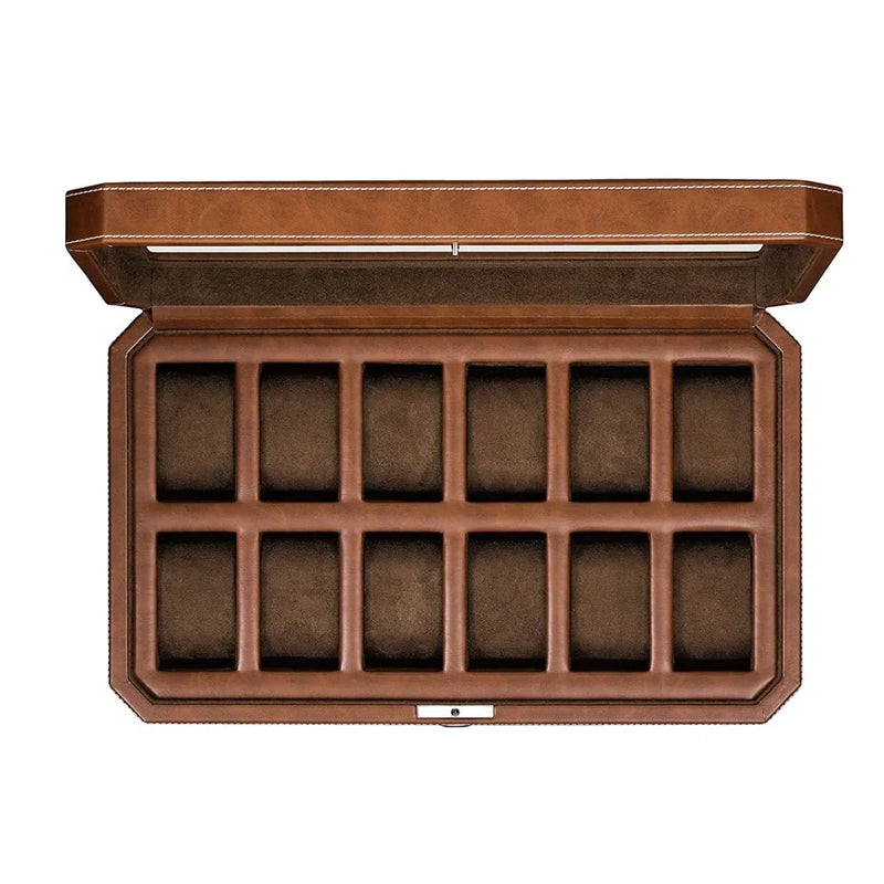 Holden Luxury Leather 12-Watch Box