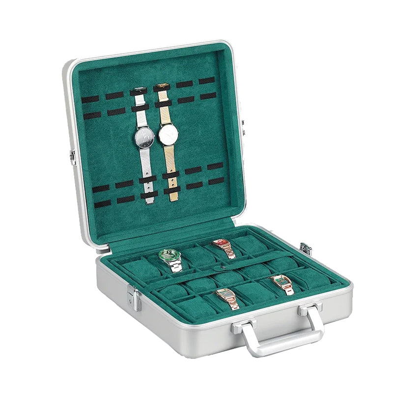 Imperial Luxury Aluminium Watch Suitcase