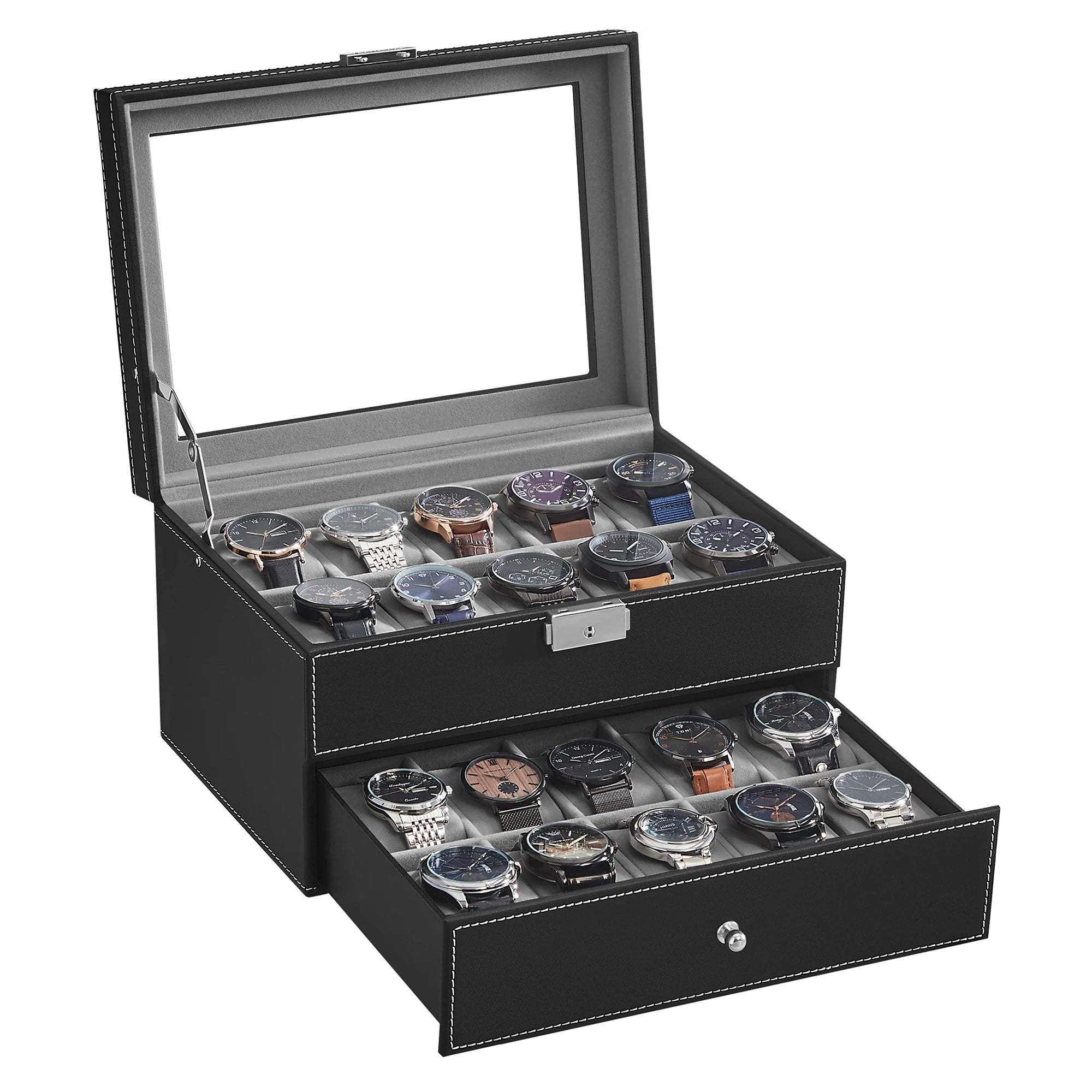 Tenoro Black 20-Watch Box