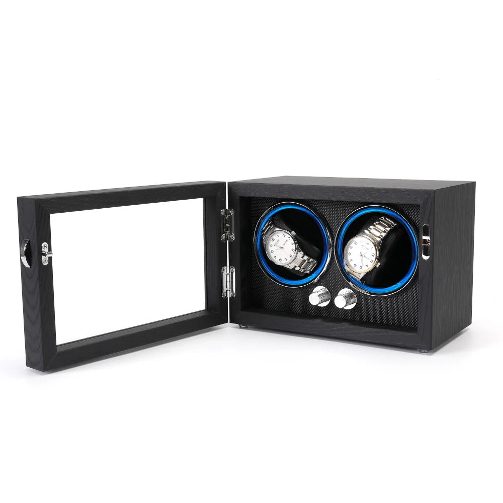 Orbis Wood Double Watch Winder