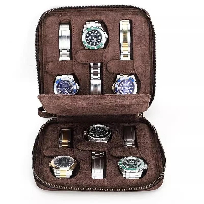 Clasp Leather Watch Case