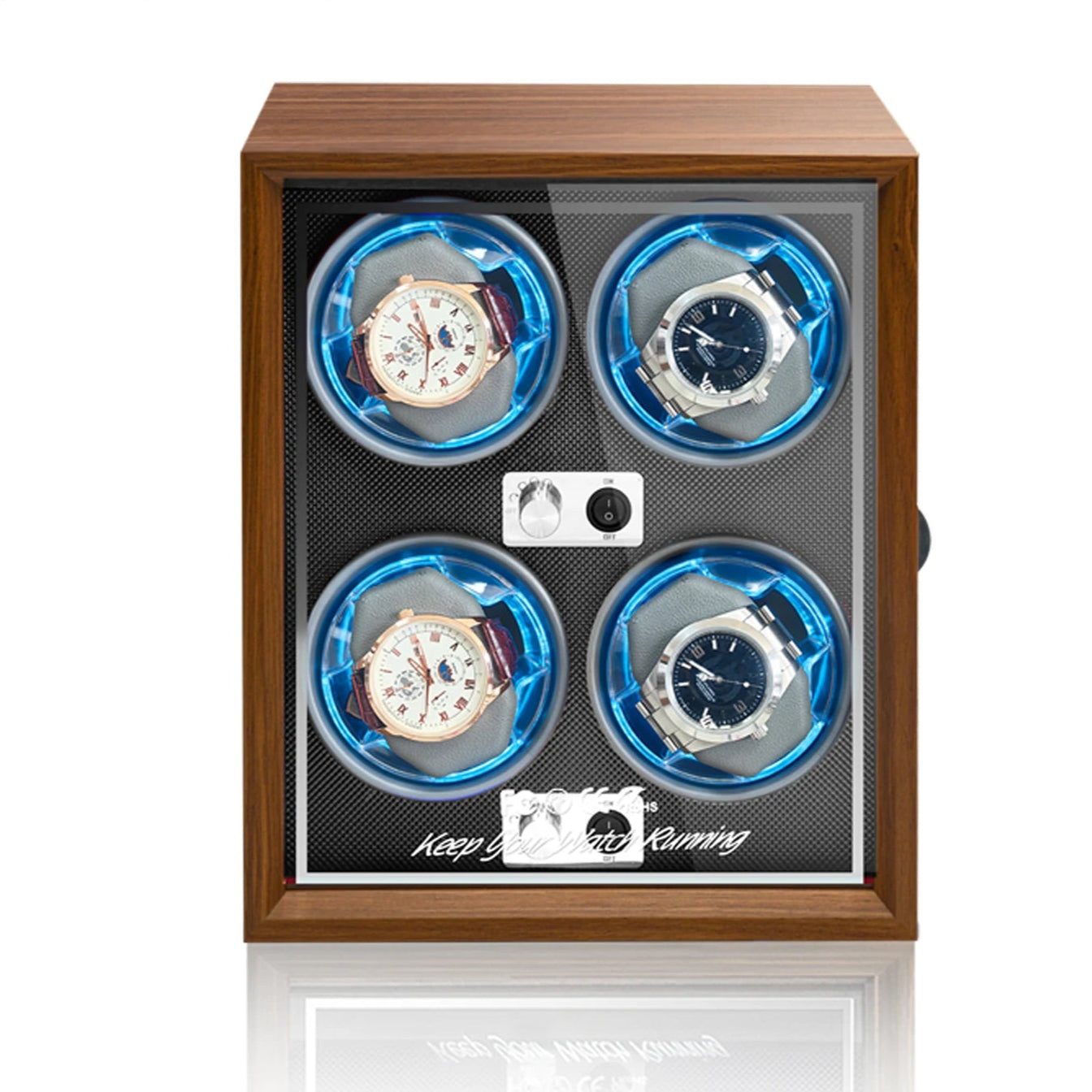 Luno Wooden Quad Watch Winder