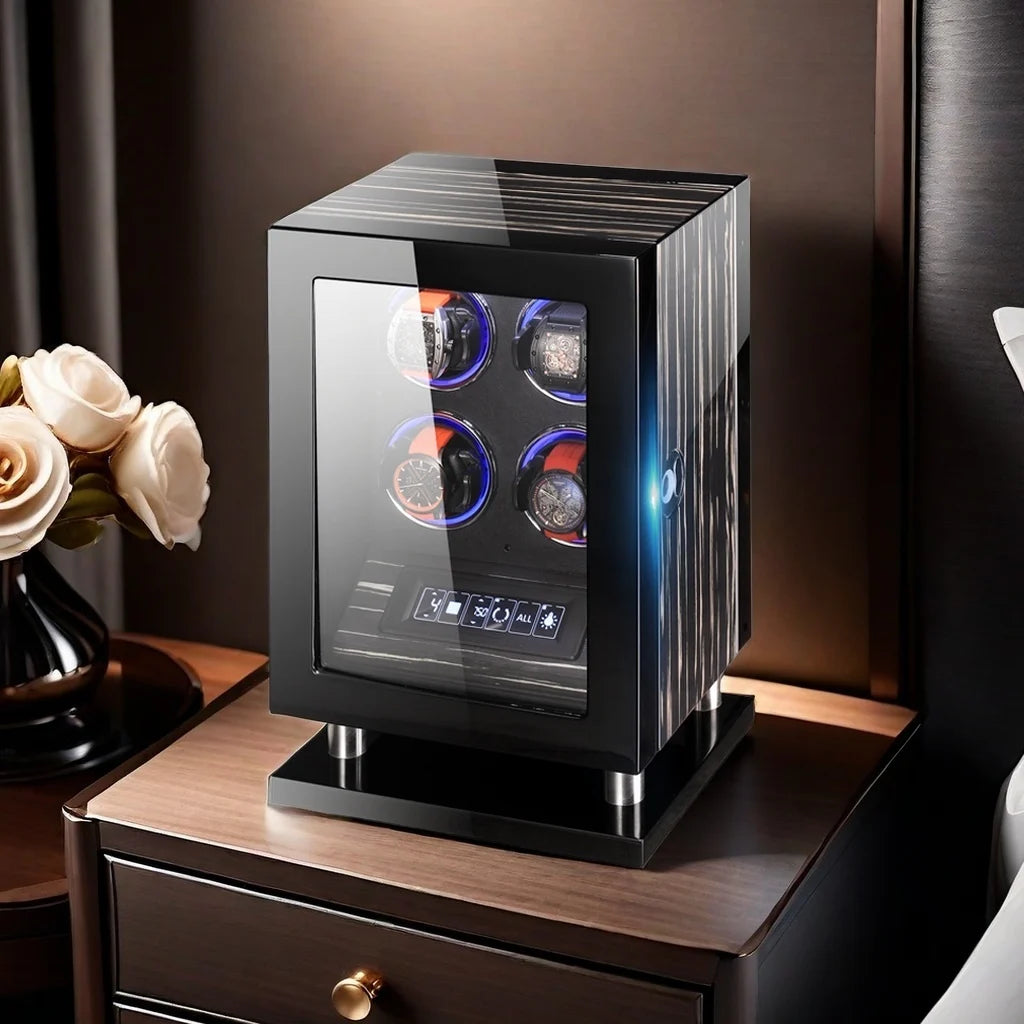 Luxury Cabinet Quad Watch Winder