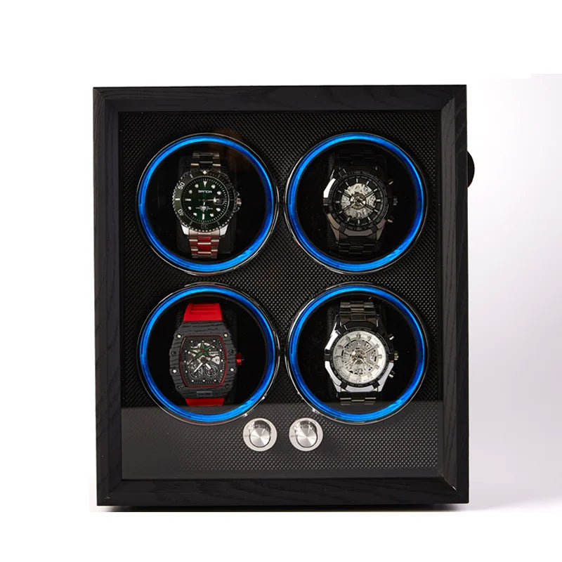 Orbis Wood Quad Watch Winder