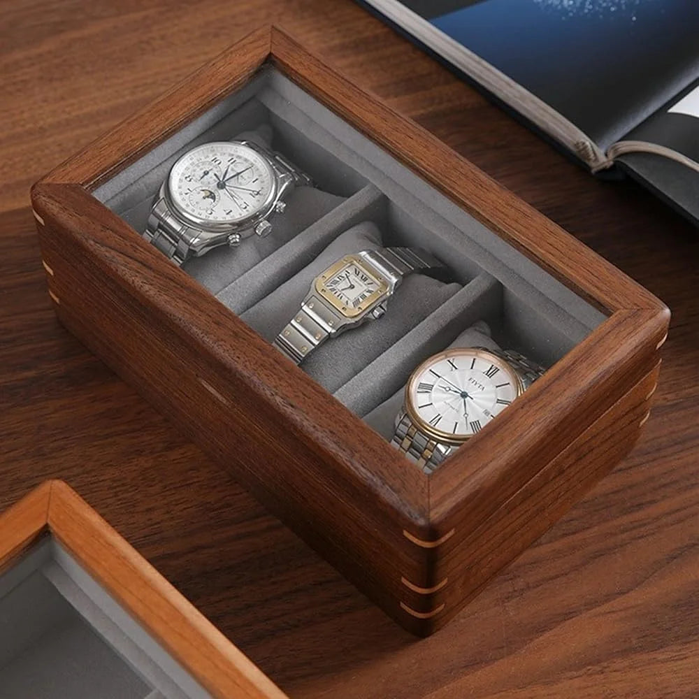 Rondel Wood 3-Watch Box