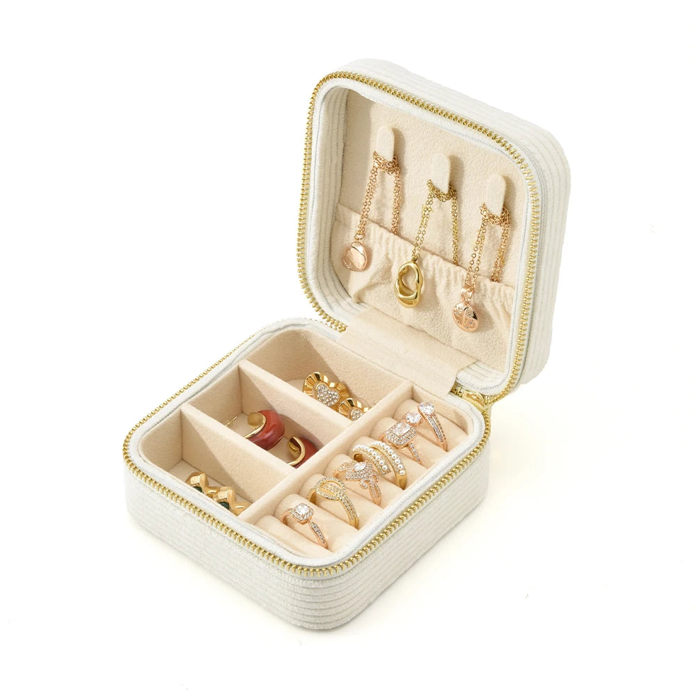 Corduroy Jewelry Box