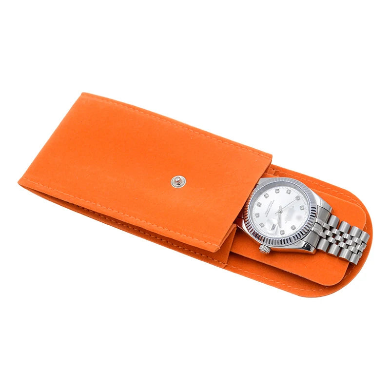 Solo Suede Leather Watch Pouch