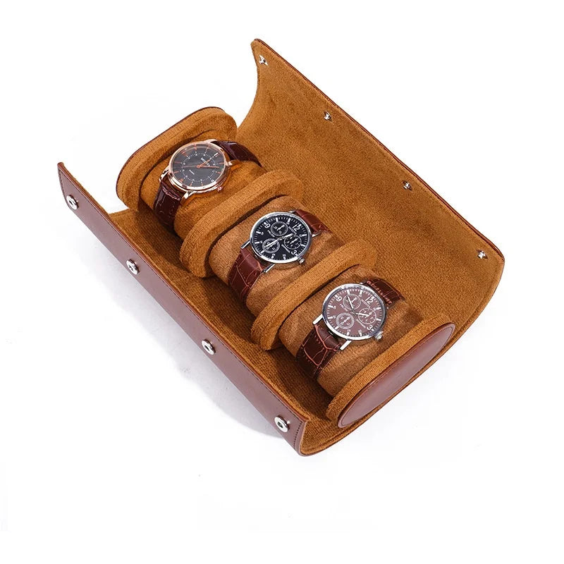 Nomad Leather Triple Watch Roll