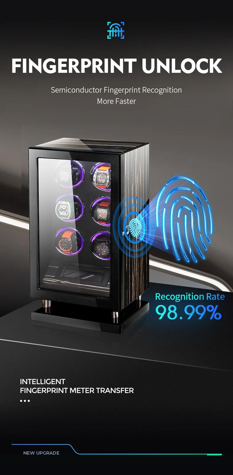 Luxury Cabinet 12-Watch Winder