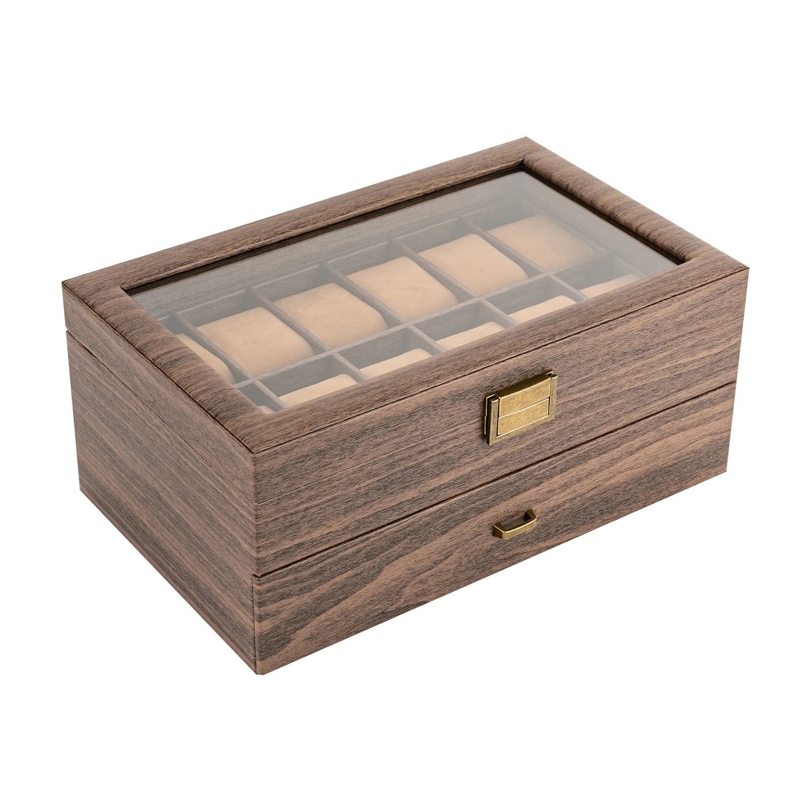 Luxor Brown 24-Watch Box