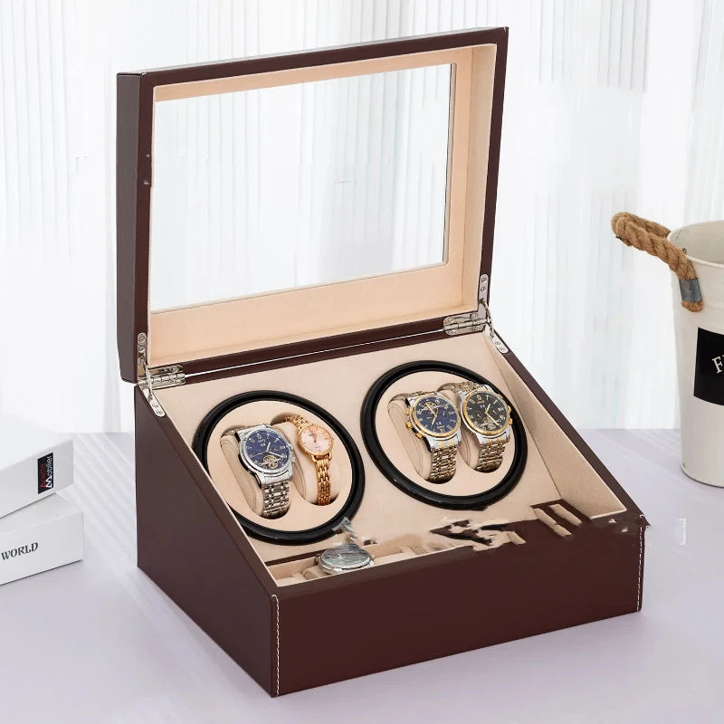 Nexa Wooden Quad Watch Winder