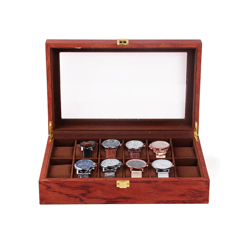 Volto Wood 12-Watch Box