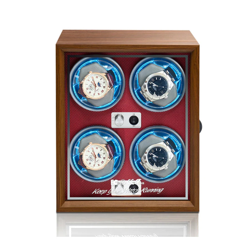 Luno Wooden Quad Watch Winder