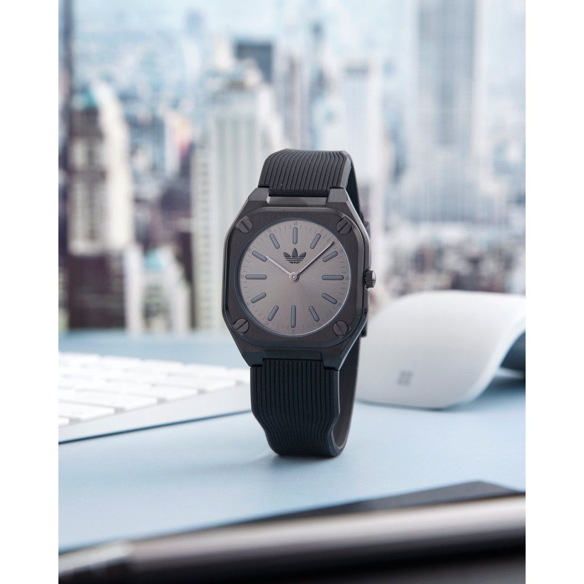 ADIDAS Originals City Tech Thin Watch Unisex's Watch AOFH24503 - WatchMatic