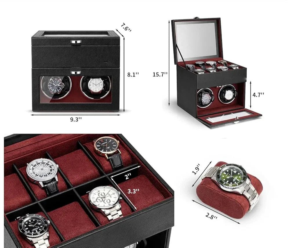 Aeris Trunk Double Watch Winder - WatchMatic
