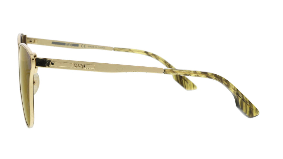 ALEXANDER MCQUEEN Blue Mirror Cat Eye Women's Sunglasses MQ0087S - 30001789006 - WatchMatic