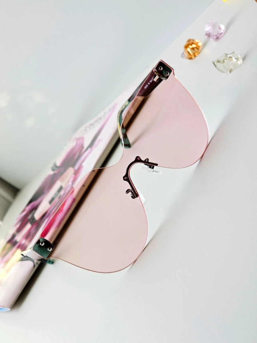 ALEXANDER MCQUEEN Pink Mirror Cat Eye Women's Sunglasses MQ0087S - 30001789004 - WatchMatic