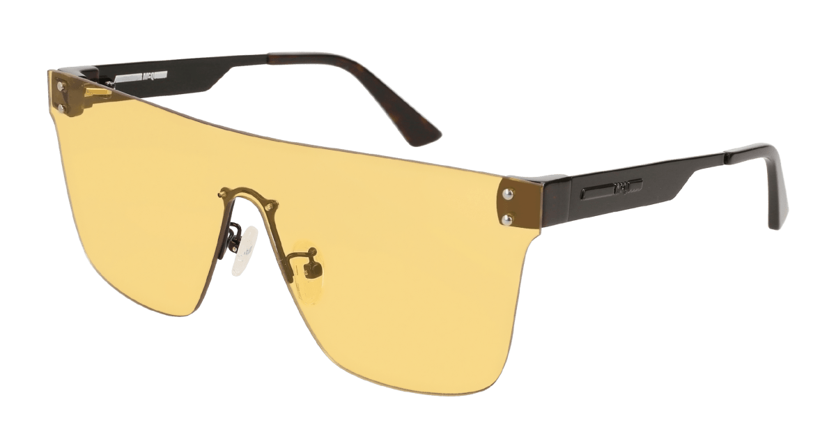 ALEXANDER MCQUEEN Shield Women's Sunglasses MQ0131S - 30002780004 - WatchMatic