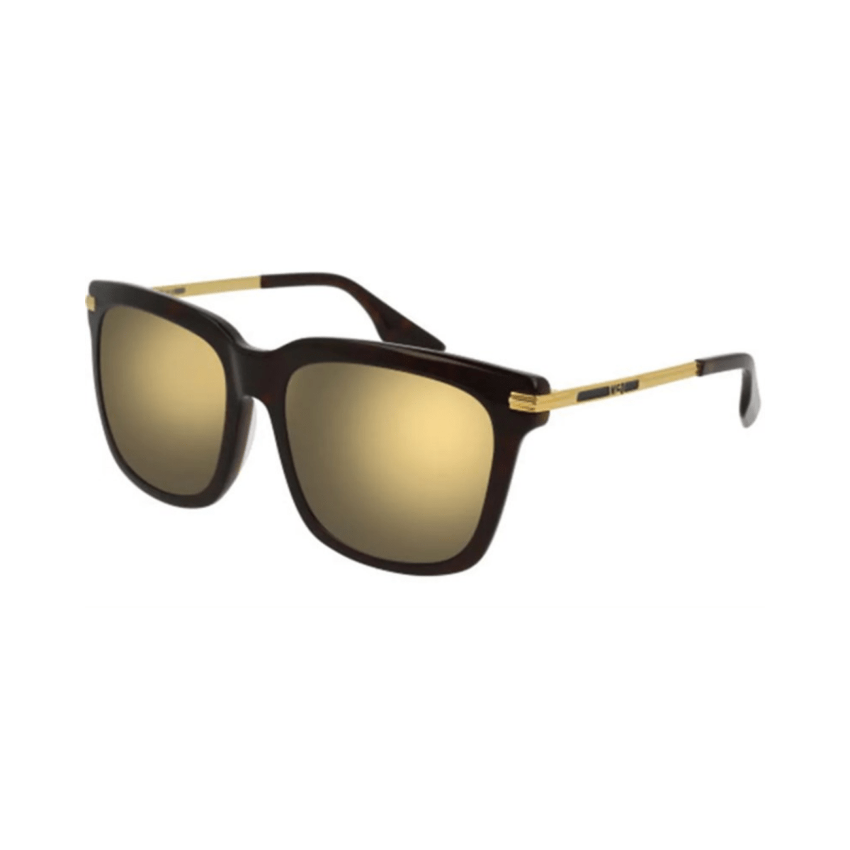 ALEXANDER MCQUEEN Women's Gold Lens Sunglasses MQ0055S - 30000759002 - WatchMatic