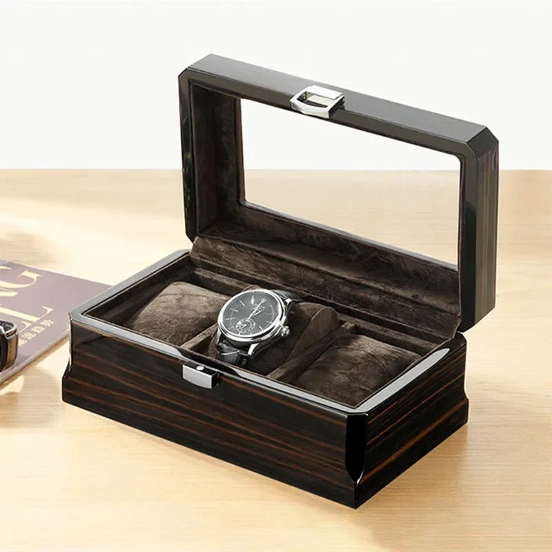 Cedro Wood Grain 3 - Watch Box - WatchMatic