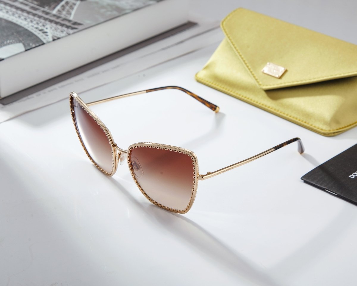 DOLCE & GABBANA Cat - Eye Women's Sunglasses DG2212 - WatchMatic